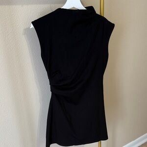 H&M Black Asymmetrical Dress